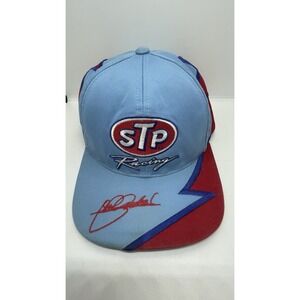 Richard‎ Petty STP Red Blue Snapback Hat Checkered Flag Sports